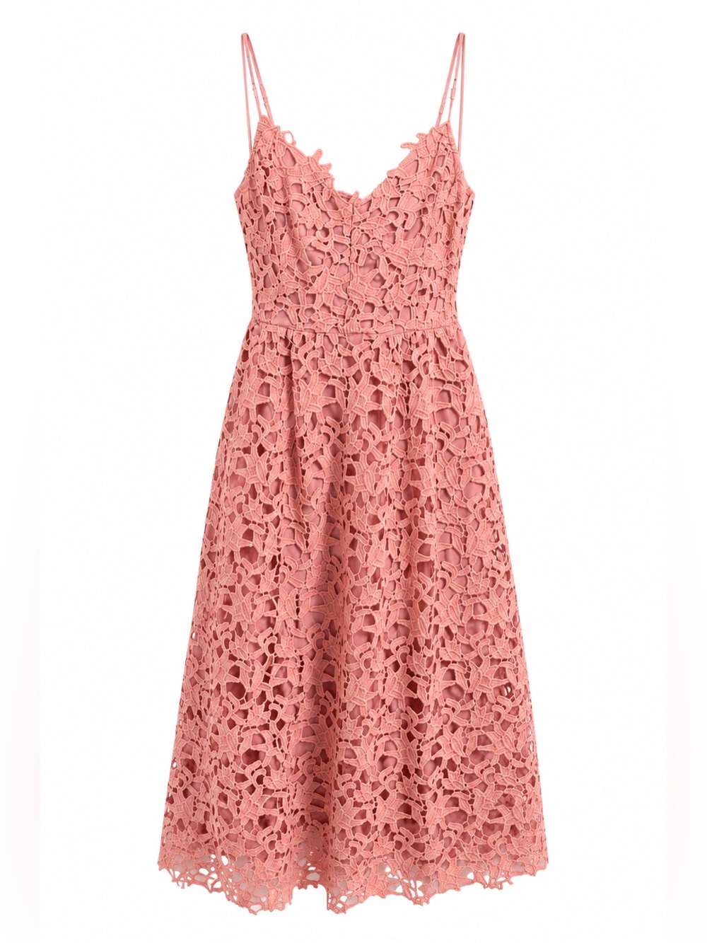 Endless Rose Lace Cami Midi Dress NWT Blush Pink Size Small